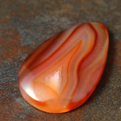 Teardrop Carnelian Cabochon